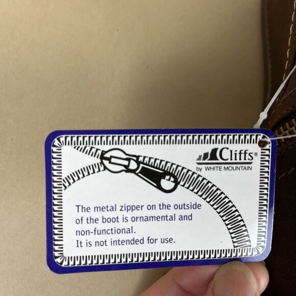 Cliffs by White Mountain Women’s Farrell Wedge Sandals 8.5M Side Zip C25369 - Picture 6 of 11